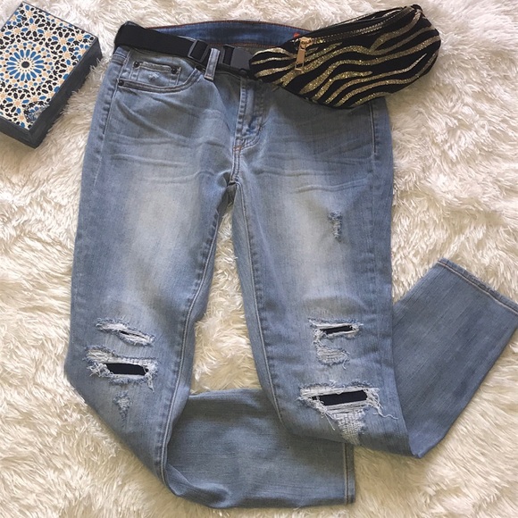 Jean Shop Destroyed Denim Jeans - Picture 11 of 16